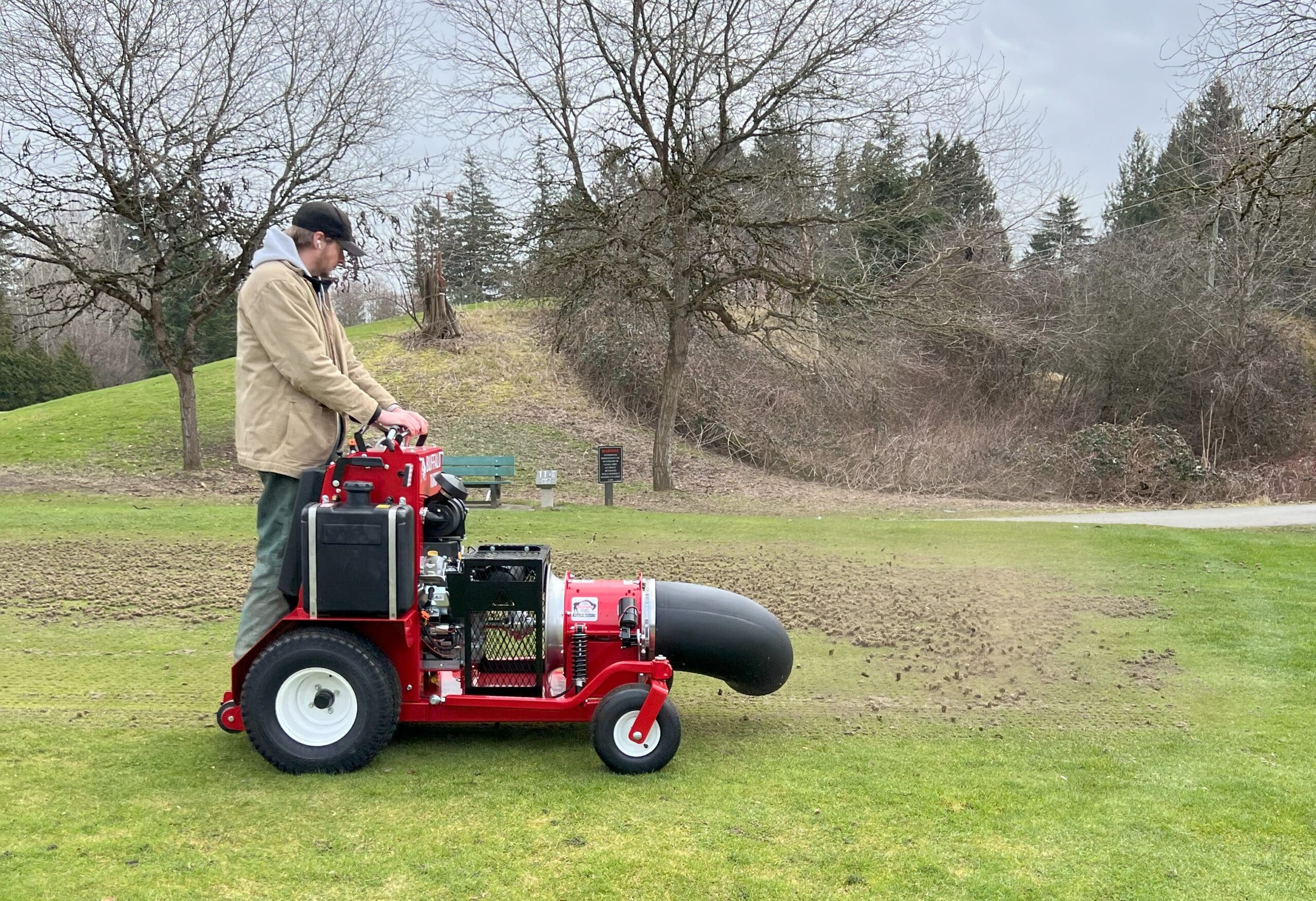 Buffalo Turbine Blitz Ride-On Debris Blower Debris Blower